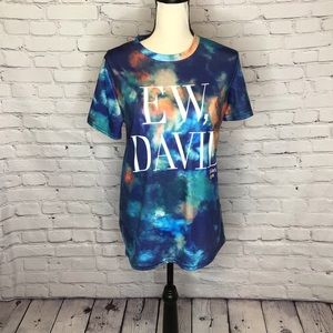 Ew, David Schitt’s Creek Tie Dye Crewneck T-Shirt Medium